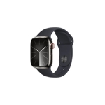 Apple Watch Series 9 GPS + Cellular MRJ33TU/A 41 mm Gümüş Rengi Paslanmaz Çelik Kasa ve Fırtına Mavisi Spor Kordon - M/L Akıllı Saat