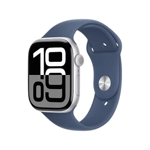 Apple Watch Series 10 GPS 42mm Silver Aluminium Case with Denim Sport Band - M/L Akıllı Saat
