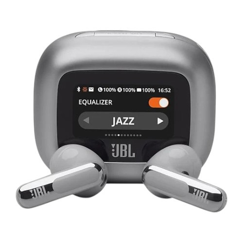 JBL Live Flex 3 Gerçek Kablosuz Gümüş