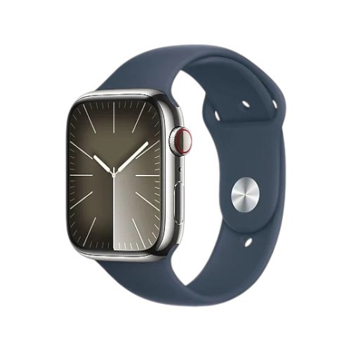 Apple Watch Series 9 GPS + Cellular MRMV3TU/A 45 mm Grafit Paslanmaz Çelik Kasa ve Gece Yarısı Spor Kordon - S/M Akıllı Saat