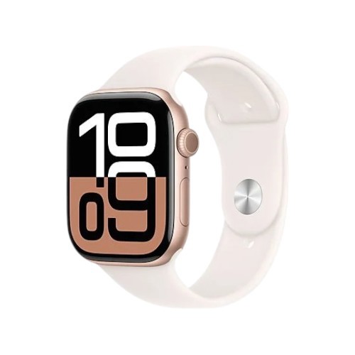 Apple Watch Series 10 GPS 42mm Rose Gold Aluminium Case with Light Blush Sport Band - M/L Akıllı Saat