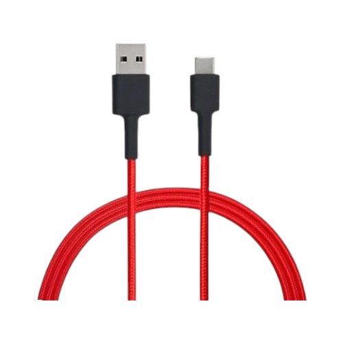Xiaomi  Type-C Örgülü 100 cm Hızlı Şarj Kablosu Kırmızı