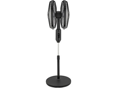 Fakir Duoflow Çift Başlıklı Vantilatör Siyah