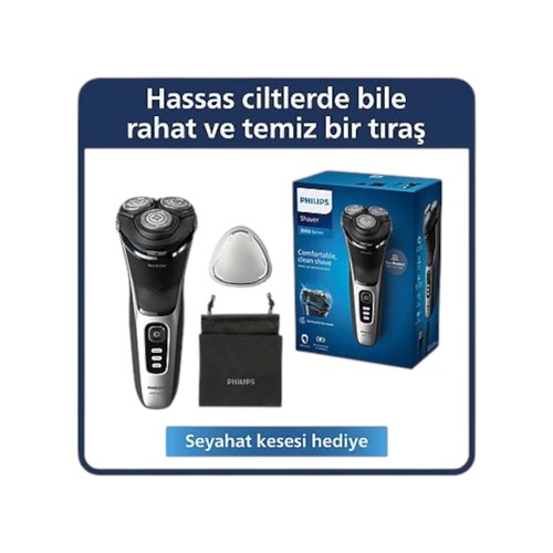 PHILIPS 3000 Serisi S3241 Islak ve Kuru Tıraş Makinesi