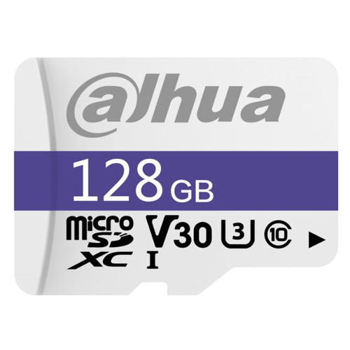 Dahua C100A 128GB MicroSDXC U3 Hafıza Kartı + SD Adaptör (Güvenlik Ve Araç Kamerası Uyumlu)
