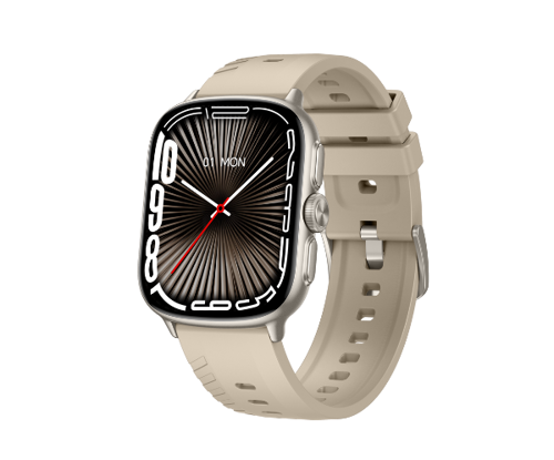 İmiki Frame 2 Pro Smart Watch Titanyum Bej