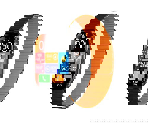 İmiki SF1 Smart Watch Siyah / Siyah Turuncu